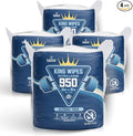 Tazza Gym Equip Wipes, 4 x 950 Count (3800 Total Wipes) - Durable, Pre-Saturated Gym Equipment & Surface Cleaning Wipes