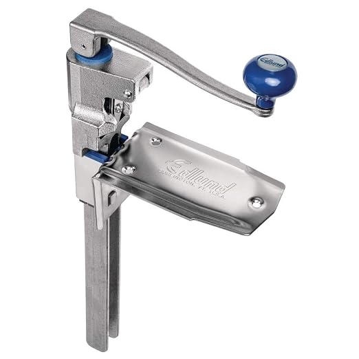 Edlund 11100 Old Reliable #1 Manual Can Opener with Plated Steel Base For Cans Up to 11” Tall | Plated Base