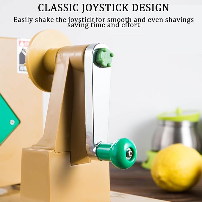 Cabbage Graters, Hand Cranked Peeler, Adjustable Width, with Non-Slip Feet, Salad Potato Slicer, for Vegetable, Chocolate, Potato, Kitchen Cooking Tools
