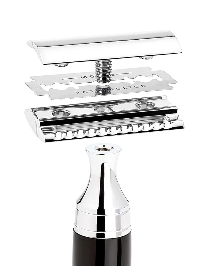 MÜHLE TRADITIONAL R89 Double Edge Safety Razor (Closed Comb) | Perfect for Everyday Use | Barbershop Quality Close Smooth Shave | Luxury Razor for Men