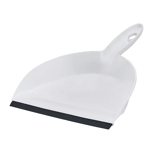 Amazon Basics Small Portable Mini Dustpan and Brush Set for Indoor Outdoor Floor Cleaning, Gray, Pack of 2