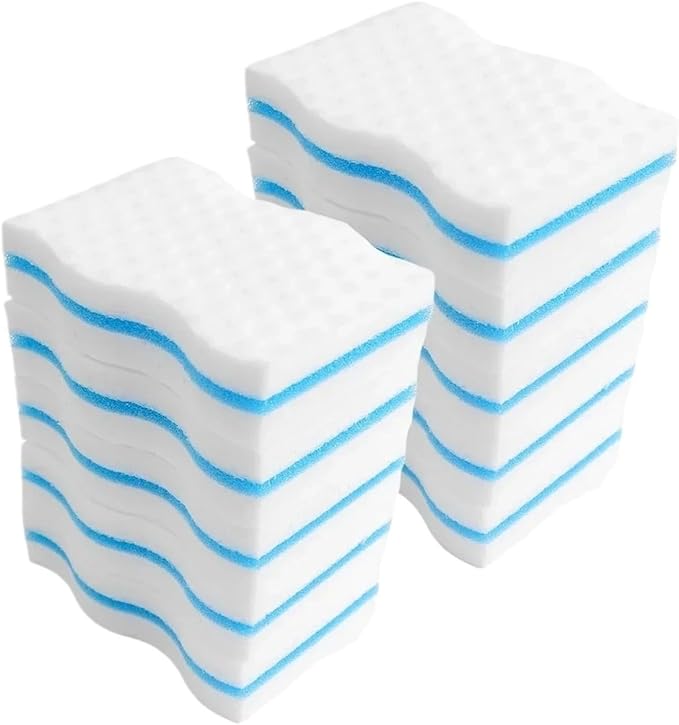 Cleaning Cloth Kitchen And Dishwashing Tools White Shoe Sponge Block Brush(50PCS)