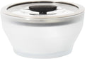 Anyday 4-Cup Microwave Cookware, Glass Container, Lid (Black Sesame) | Deep Food Storage, Stackable Airtight Steamer with Vented Lid for Microwave-Safe Reheating, Steaming Vegetables and Rice