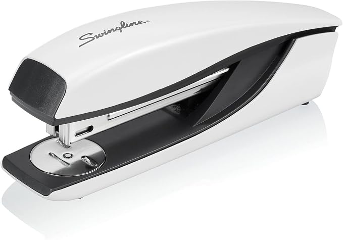 Swingline Stapler, NeXXt Series Wow, Desktop Stapler, 40 Sheet Capacity, White (55047001)