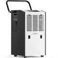 Waykar 155 Pints Large Commercial Dehumidifier with Drain Hose and Water Tank, Industrial Dehumidifier in Large Space up to 8000 Sq. Ft for Home, Basements, Whole House, Library