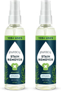 Puracy Stain Remover, Travel and Laundry Stain Cleaner for Clothes, Baby Essentials, Kids Stains, Oil and Fabric Spot Cleaner, (Stain Remover Spray, 4 fl oz, 2 Pack)