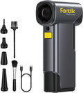 Fanttik B10 Pro Max Electric Air Duster, 130000RPM Brushless Motor, Compressed Air Duster, 6 Gears Adjustable, One-tap Booster, 28.8Wh Rechargeable Battery, Electric Duster for PC, Car (Grey)