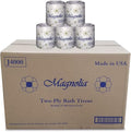 Magnolia Two-Ply Toilet Roll Tissue Embossed 96 Rolls of 500 Sheets Each Roll J4000