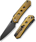 CIVIVI Vision FG Pocket Knife, 3.54" Nitro-V Reverse Tanto Blade C22036-6 | Superlock Folding Knife with Ultem Handle, Reversible Ambidextrous Clip for EDC Camping Hiking