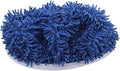 2pcs Reusable Microfiber Mop Pads, Compatible for Swiffer Sweeper Dry Sweeping Cloth Washable Wet Mopping Cleaning(A-Blue)