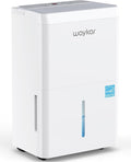 Waykar 5500 Sq.Ft Energy Star Dehumidifier for Home, Basement, Bedroom, Bathroom, Max 80 Pint/D(Standard 63 Pint/D) with Drain Hose&Water Tank, Ultra Quiet(40 dB), Intelligent Humidity Adjustment
