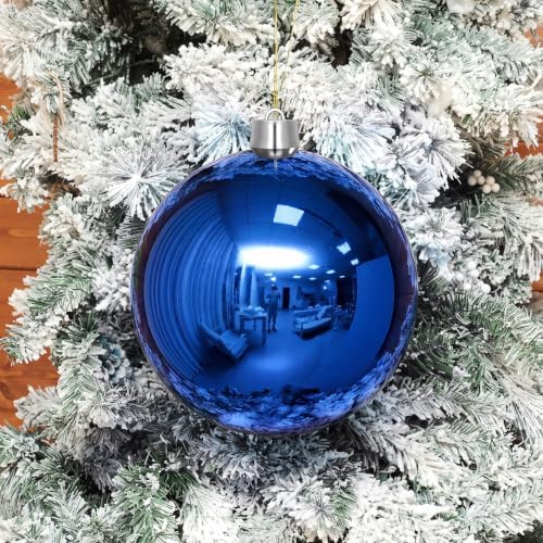 Jerify 2 Pcs 12" Large Christmas Ball Ornaments,Blue
