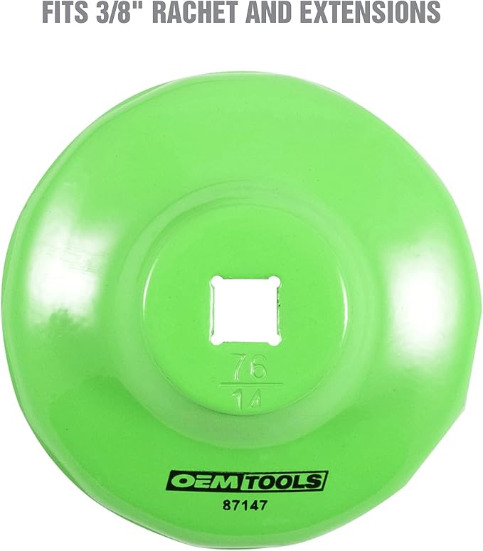 OEMTOOLS 87147 76 Millimeter and 14 Flute Oil Filter Wrench