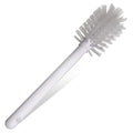 SPARTA Large Water Bottle Brush Ideal for Wide-Mouth Jars, Bottles and Tumblers, Dishwashing Tool with Handle for Home and Commercial Kitchens, Plastic, 12 Inches, White, (Pack of 6)