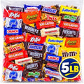 Halloween Candy Bulk Chocolate Variety Pack 5lb - Fun Size Halloween Candy Individually Wrapped - Assorted Chocolate Candy for Trick or Treat, Party Favors, Piñatas, Candy Bowls and Office Snacks