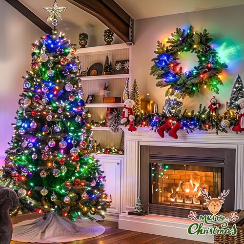 JMEXSUSS 168FT 600 LED Christmas Decor String Lights, Christmas Tree Lights