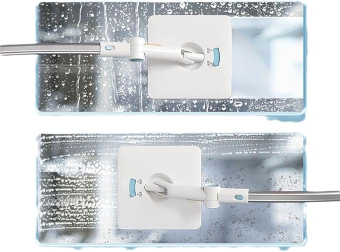 High Rise Window Cleaning Tool for Safely and Easily Cleaning Exterior Glass on Apartments and Tall Buildings,Double Sided OutsideWindow Cleaner Tool with 51''