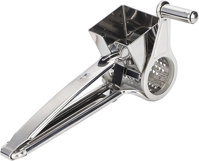 Cheese Grater, Stainless Steel Grater Vegetables Cutter Cheese Grater with Container Stainless Steel Used for Family Kitchen 1 X Cheese Grater Peeler