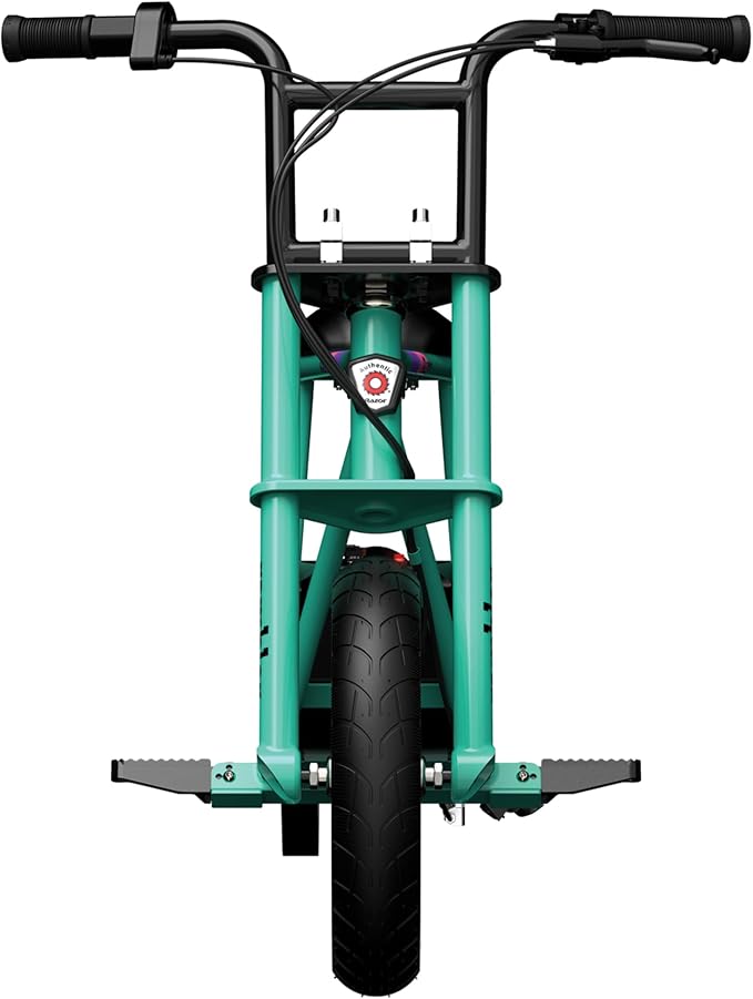 Razor Rambler 12 for Ages 13+ – 24V Electric Minibike with Retro Style, Up to 14 mph, Wide 12" Air- Filled Tires, High-Torque 250-watt Motor, Up to 40 Minutes Ride Time, for Riders up to 170 lbs