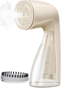 HiLIFE Steamer for Clothes, Portable Handheld Design, 240ml Big Capacity, 700W, Strong Penetrating Steam, Removes Wrinkle, for Home, Office and Travel(ONLY FOR 120V) (Nude)
