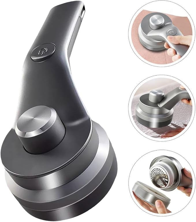 USB Rechargeable Lint Remover and Electric Hair Ball Trimmer for Clothes Fabric, Portable Sweater Clothes Shaver for Laundry and Travel Use