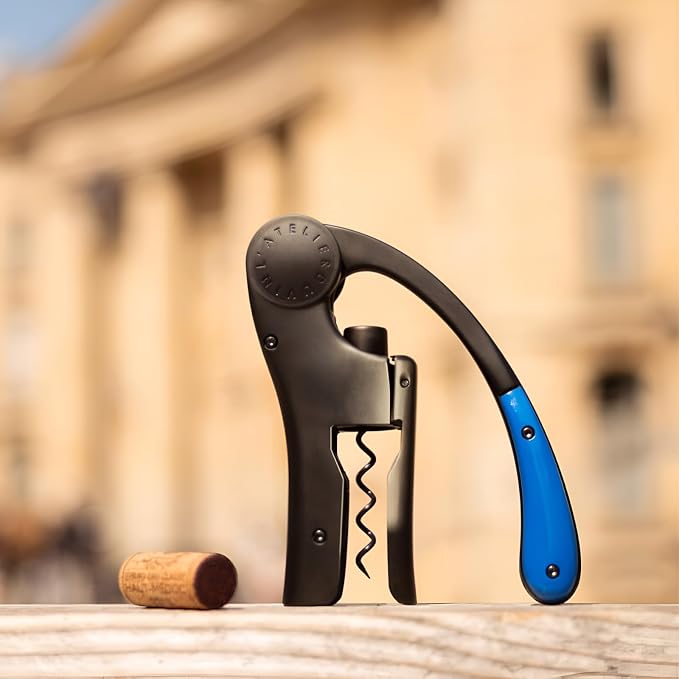 L'Atelier du Vin Oeno Motion Transatlantic Lever Corkscrew | Luxury Wine Bottle Opener Premium Gift Box Hand Made for Wine Tasting, Sommelier, Bartenders, Table Centerpiece Designed In France