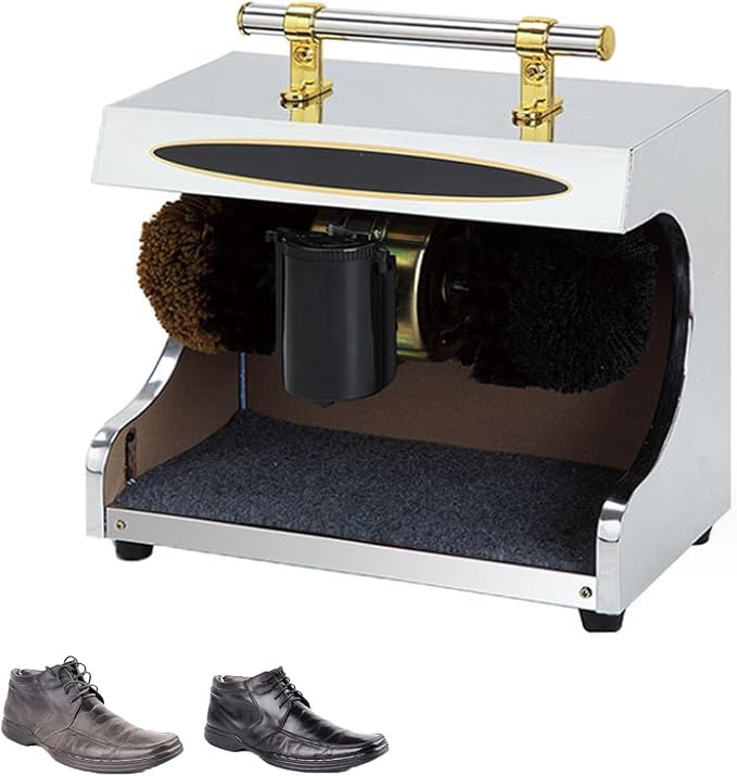 Shoe Polishing Machine, Electric Automatic Induction Shoe Shine Polisher for Home Use, Compact and Efficient Shoe Care Device