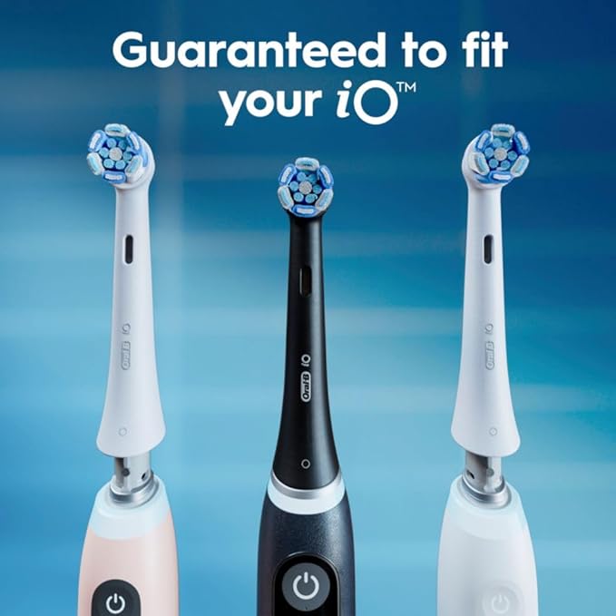 Oral-B iO Ultimate Clean Replacement Brush Heads, 5 Count, 4 Ultimate Clean + 1 Gum & Sensitive Black
