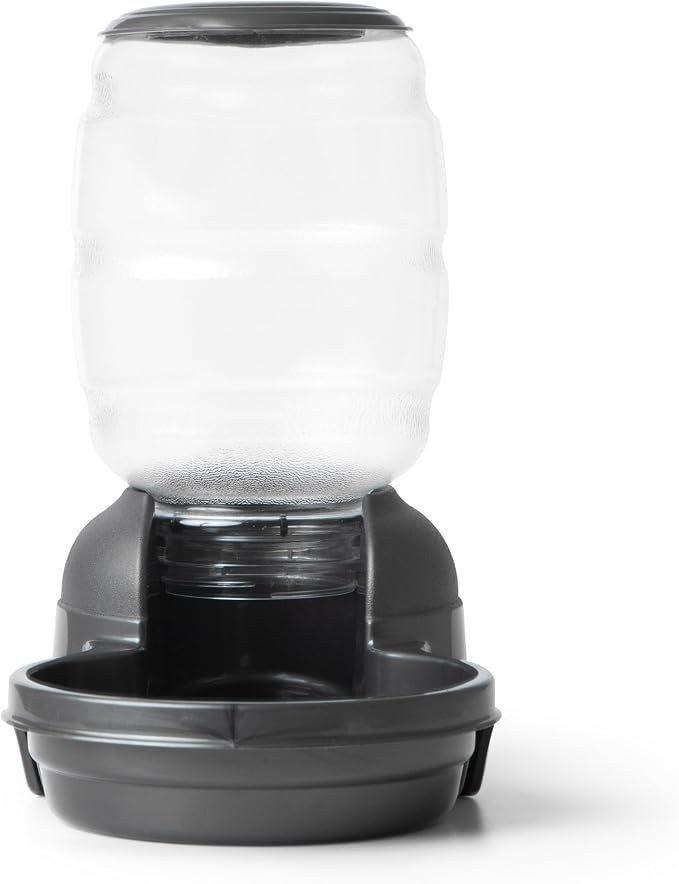 Petmate Replendish Automatic Dog Feeder Gravity Pet Treat Dispenser with Microban Protection Base, Wide Mouth Bowl, 100% BPA Free - 2 lb