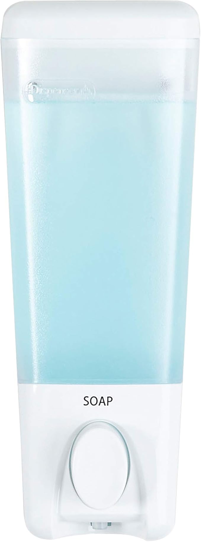 Better Living Products Clear Choice 1 Single Soap Dispenser, One Chamber, White (Pack of 2)