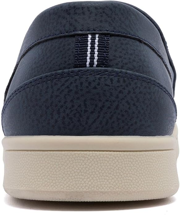 Nautica Men's Slip-On Loafers Casual Moc Toe Sneakers Boat Shoes Slipper for Men – Lightweight & Comfortable - Derwin