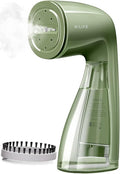 HiLIFE Steamer for Clothes, Portable Handheld Design, 240ml Big Capacity, 700W, Strong Penetrating Steam, Removes Wrinkle, for Home, Office and Travel(ONLY FOR 120V) (Olive Green)
