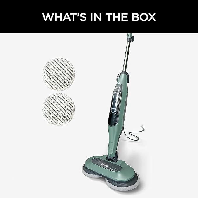 Shark S7000AMZ Steam & Scrub All-in-One Scrubbing and Sanitizing Hard Floor Steam Mop, Pure Water (Renewed)