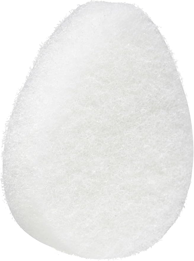 Buf-Puf Facial Sponge, Dermatologist Developed, Removes Deep Down Dirt & Makeup That Causes Breakouts and Blackheads, Reusable, Exfoliating, White, 3 Count