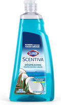 Clorox Scentiva Liquid Dish Soap, Pacific Breeze and Coconut Scent - Ultra-Concentrated Dishwashing Liquid That Cuts Through Grease and Food Residue, Bleach-Free, 26 Fl Oz