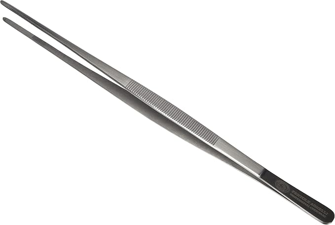 Pentole Agnelli Stainless Steel Chef's Pincers, Length 30 Cm.