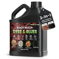 Blcak Mulch Dye 500ML Concentrate, Mulch Paint Concentrat for Landscaping - Rubber, Pine Straw, Wood Chips & More - Used with Pump Sprayer Coverage Up to 800 Sq Ft, Long-Lasting & Ready-to-Use