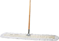 Commercial Dust Mop & Floor Sweeper, 48 in. Dust Mop for Hardwood Floors, Cotton Mop Head, Wooden Broom Handle, Industrial Dry Mop for Floor Cleaning & Janitorial Supplies