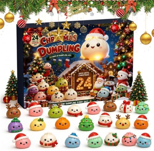 Squishy Advent Calendar 2026 Christmas Gift 24 Days Holiday Decor Countdown