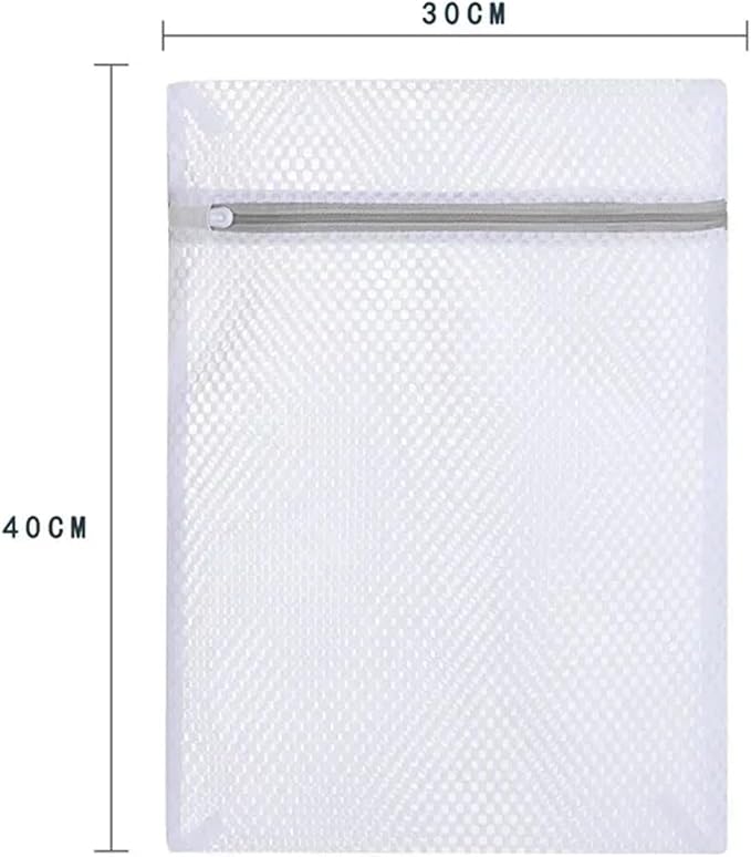 Net Laundry Bag Clothing Care Washing Machines Dirty Laundry Basket Travel Shoes Mesh Bags Woman Bra Clothes Organizer(30X40cm,1set)