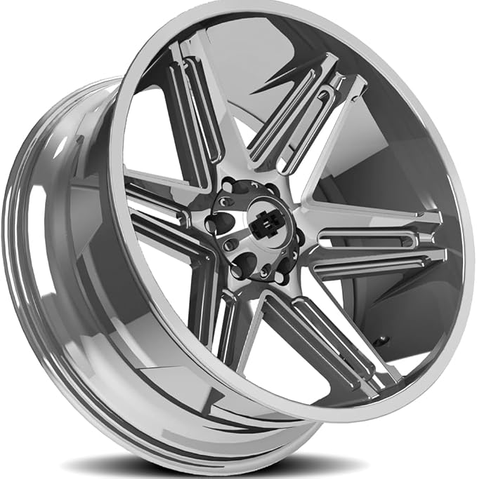 Vision 363 Razor 22x12 6x5.5" -51mm Chrome Wheel Rim 22" Inch