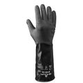 SHOWA 874 Butyl Chemical Resistant Safety Glove with Rough Grip, Unlined, 14 mil Thick, 14" Length, Medium (1 Pair)