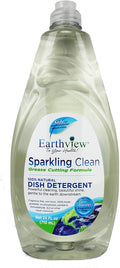 Fragrance Free Liquid Dish Soap, 24 Fl Oz | For Environmental Sensitivities | (MCS, EI, MI, SLS free, Sensitive Skin, Unscented, Plant/Mineral-Derived, Eco-Friendly, No Harsh Chemicals)