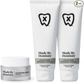 Whitening Powder + Ultra Whitening Toothpaste – Complete Whitening Bundle for Sensitive Teeth with Hydroxyapatite Fluoride & Hydrogen Peroxide – ADA Approved, Non-Abrasive & Vegan