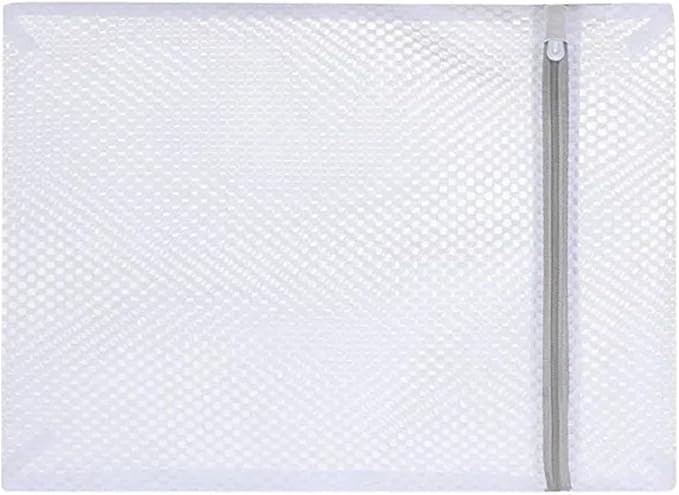 1-10PCS White Durable Honeycomb Mesh Laundry Bags For Delicates Net Fabric Durable And Reusable Delicate Wash Bag(40X50cm,1PC)