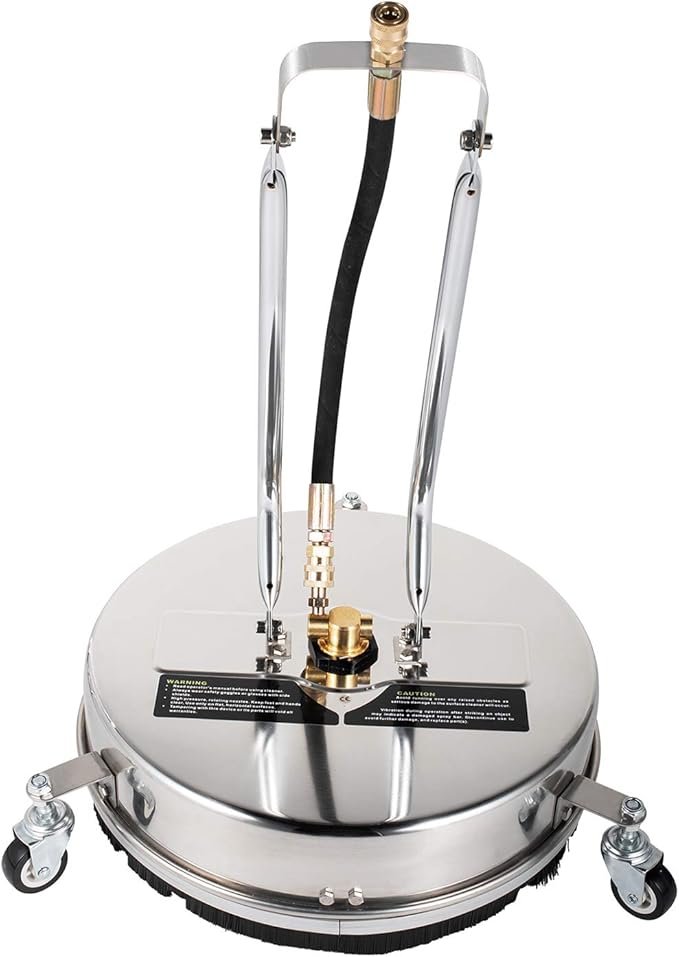 VEVOR Surface Cleaner, 4000 PSI 16" Pressure Washer With 1/4" QC for Decks, Stainless Steel Twin Rotary Arm