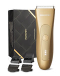 MANSPOT Manscape Groin & Body Hair Trimmer for Men, Gifts for Men Husband | Replaceable Ceramic Blade & 4 Guards, Electric Pubic Shaver for Chest & Private Area, Ball Razors for Men, Wet/Dry Use