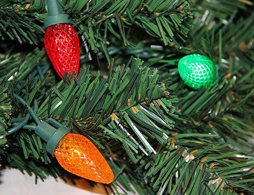 Northlight Giant Everest Fir Christmas Tower Tree - 24' - Multi C7 LED