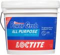 Loctite Power Grab Express All Purpose Construction Adhesive, White, 1 Gallon Pail, 1 Pack - Versatile Construction Glue for Cement, Tile, Wall & More