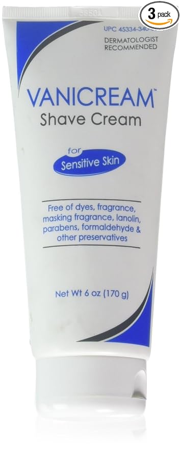 Vanicream Vanicream Shave Cream For Sensitive Skin, 6 Oz (3 pack)